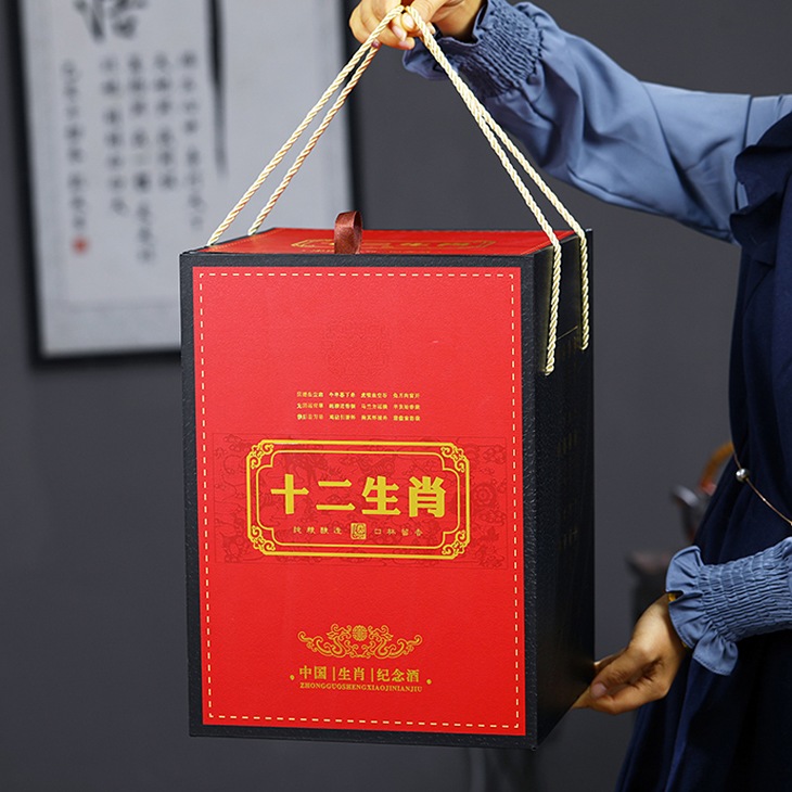 五斤装十二生肖陶瓷酒坛礼盒(图8)