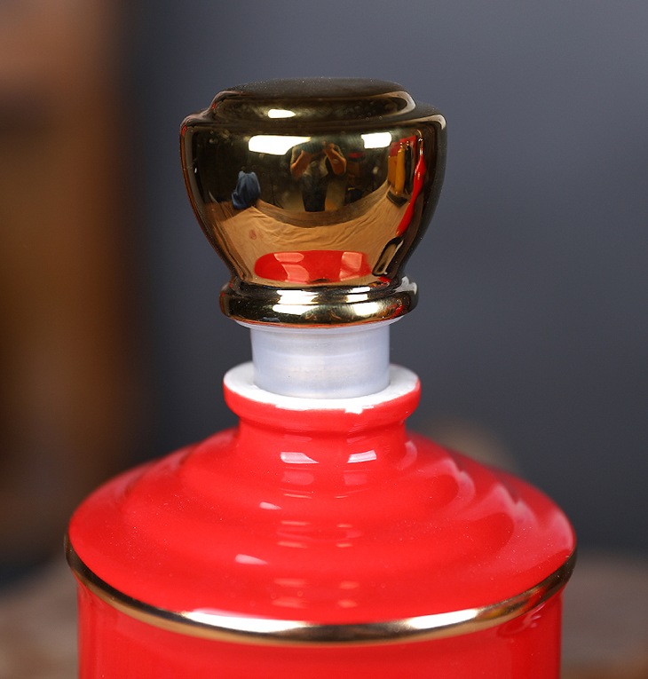 1斤装高端定制陶瓷酒瓶礼盒（三色可选）(图13)