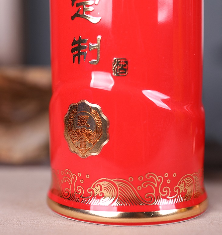 1斤装高端定制陶瓷酒瓶礼盒（三色可选）(图14)