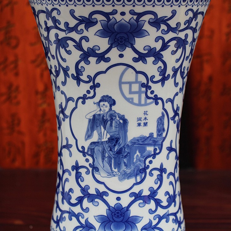 花木兰从军5斤陶瓷酒瓶(图3)