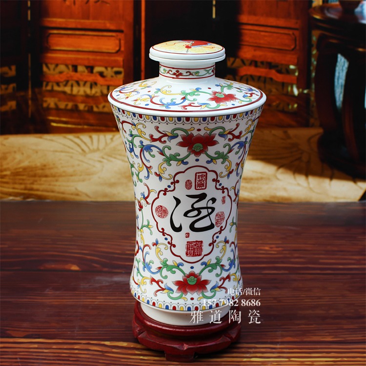 花木兰从军5斤陶瓷酒瓶(图9)